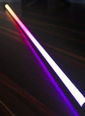 4x Ibiza Light MAGIC-COLOR-STICK 1M Tube d'éclairage LED noir Contrôle par application