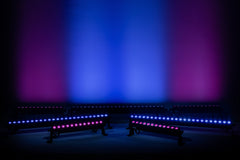 4x Showtec Sonus Bar 8B Battery RGBW 1M LED Light Bar