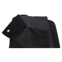 LEDJ 2 x 6m Black Serge Drape Curtain Backdrop