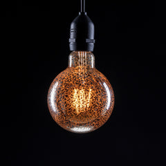 Prolite 4W Dimmable LED G95 Globe Crackle Filament Lamp