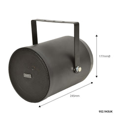 Projecteur sonore Adastra (noir)