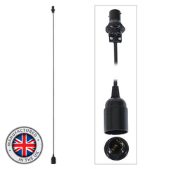 eLumen8 2.0m BC Festoon Pendant - E27 Lamp Holder