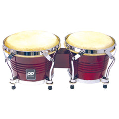 Pp Tunable Bongos- Natural Wood- Chrome Hardware