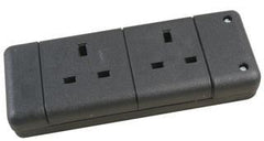 PRO ELEC 9148 NOIR Rallonge 2 Voies