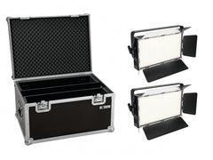 EUROLITE Set 2x Panneau LED PLL-360 3200K + Mallette