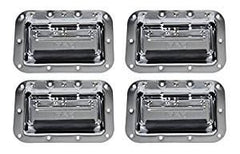 4x DAP Large Flip Handle Flightcase (Silver Metal)