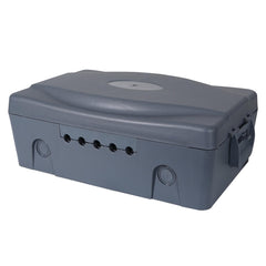 Boîtier électrique résistant aux intempéries Masterplug, gris foncé IP54, alimentation de jardin extérieur