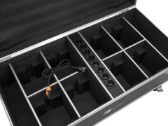 Roadinger Flightcase 8X Akku Ip Par 7 Qcl Wdmx mit Ladefunktion