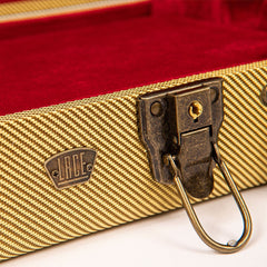 Lace Cigar Box Guitar Case - Tweed