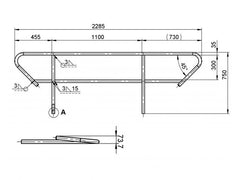 Main courante Alutruss Be-1T pour Be-1T