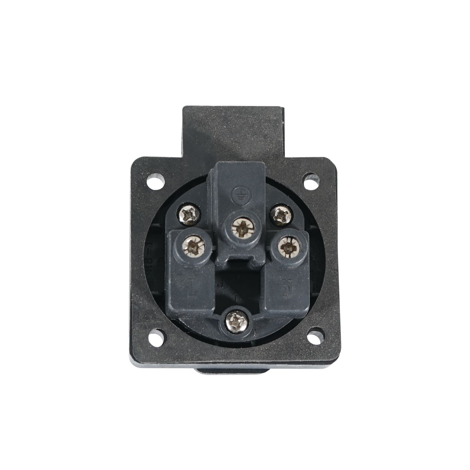 PCE 13Amp Black Socket Outlet (British Standard) 2P+E 230V PCE 13Amp Black Socket Outlet (British Standard) 2P+E 230V