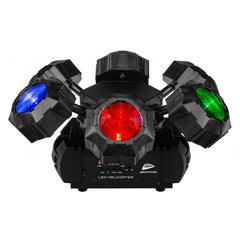 JB Systems LED HÉLICOPTÈRE Lumière à effet disco 6x RGBW LED Lumière rotative DMX