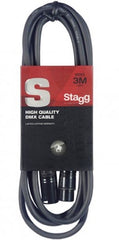 Stagg 3M DMX Cable 3 Pin XLR Lead