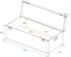 Mallette de transport universelle Roadinger 120X40Cm