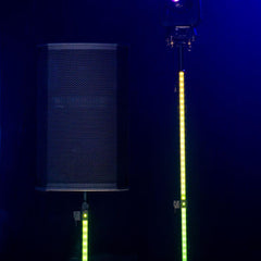 2x Chauvet FLEXstand FX ILS LED White Square Base stand inc carry bags