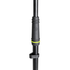 Gravity MS2321B Pied de microphone à base ronde avec perche de réglage à 2 points