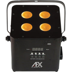 AFX FREEPARHEX-BL Hex Kabelloser PAR-Akku-Uplighter 4x 10W