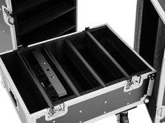Roadinger Flightcase 8× IP PIX Strobe RGB CW+WW Wheeled