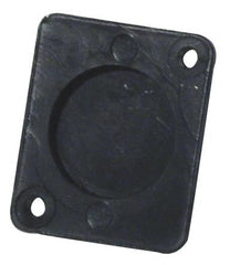 Zubehör Universal-XLR-Blindplatte, schwarzer Kunststoff