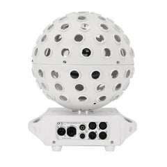 2x Equinox Asteroid White – 5 x 40W RGBW LED Multi-Beam Mirrorball Effect Light Bundle