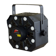 2x Jb Systems INVADER 23W Effet LED + Bundle Laser Rouge+Vert 200mW