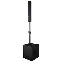 2x Proel Session 4 Compact Portable Array PA System 1200W + MQ12USB Mixer