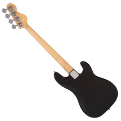 Vintage V40 Coaster Series Left Handed Bass Guitar - Gloss Black