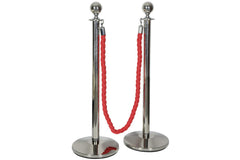 citronic VIP Queue Barrier Posts and Rope Set