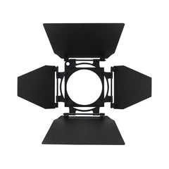 LDR Luci Della Ribalta Soffio 4-flügeliges Scheunentor, Schwarz