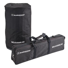 2x Audiophony MOJO2000 Live Aktiv-Säulenlautsprecher 12" 2400W inkl. Taschen