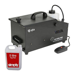 Machine à brouillard de bas niveau QTX 400w inc. Liquide 5L
