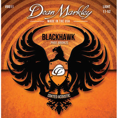 Dean Markley Blackhawk Coated Pure Bronze A Strings  Light 11-52