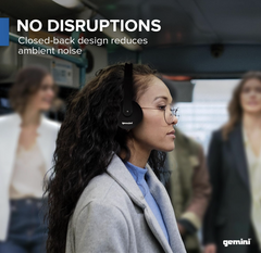 Gemini DJX-200 Black DJ Headphones