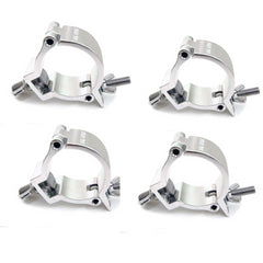 4x Duratruss DT Mini 360 Narrow Silver Half Coupler Pro 100kg 50mm 2"
