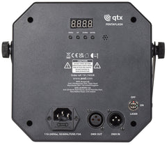 QTX Pentaflash: 5-in-1-LED- und Lasereffekt