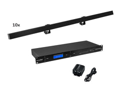 Eurolite Set 10X Led Pr-100/32 Pixel Dmx Rail Bk + Dmx Software