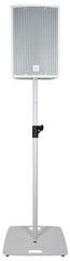 2x QTX blanc PA support d'enceinte base carrée mariage DJ Disco