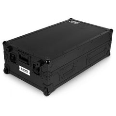 UDG FlightCase Scratch (Turntable Battle/PLX-CRSS12 & 10"/12" Mixer)  Black Plus (Laptop, Trolley & Wheels)