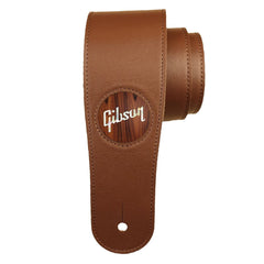 Thalia Gibson 2.5" Brown Strap - Rosewood With Gibson Pearl Logo