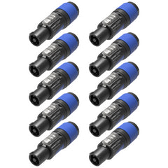 10x Neutrik Powercon NAC3FXXA-WL für 10-16mm Durchmesser