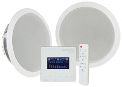 Kit d'amplificateur mural et de haut-parleurs de plafond Bluetooth Adastra inc. À distance *Stock B