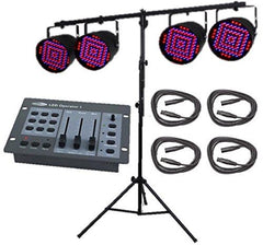 PAR56 LED Lights inc. Stand, Controller and Cables