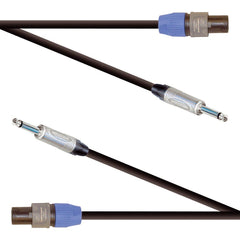 2x SoundLAB 2 Pole Speakon to Jack Cable (20m)