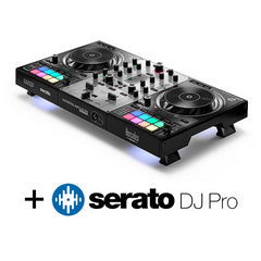 Hercules DJ Control Inpulse 500 (Silver) Serato Pro Edition inc. Case – UK Exclusive Bundle