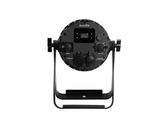 8x Spot Eurolite LED IP PAR 7x10W RGBL avec Flightcase