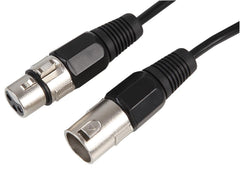 Pulse Pin XLR mâle vers XLR femelle câble de microphone 30 m argent 3 broches