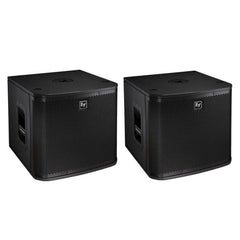 2 caissons de basses amplifiés Electro-Voice (EV) ZXA1 12"