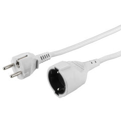 Monacor Mains Extension Cable Earthed Shucko European 3M Power Lead