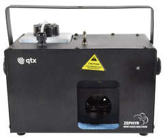 QTX Zephyr Haze Machine Hazer Wireless Remote DMX Disco DJ Mist Light Smoke