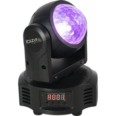 Ibiza Dual DMX Moving Head 2 x 10W RGBW Astro & Beam